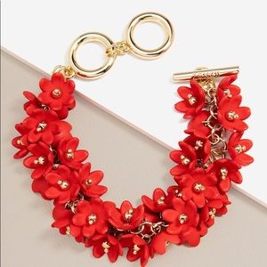 Zenzii Resin Flower Bracelet in Flame